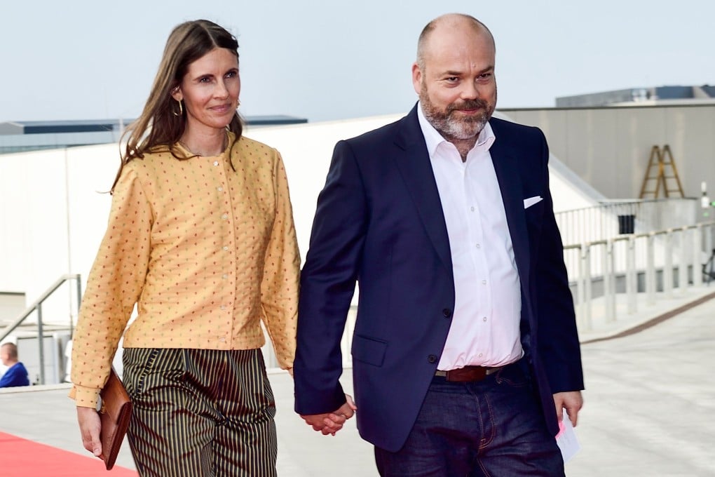 Anders Holch Povlsen and his wife, Anne, arrive at the celebration of the 50th birthday of Crown Prince Frederik of Denmark in Copenhagen in May 2018. Photo: AFP