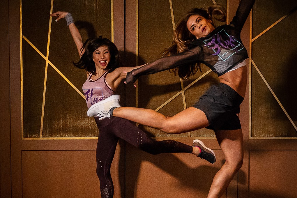 Flye Dance Fitparty co-founders Eliza Jiang (left) and Upekha Senaweera. Photo: courtesy of Flye Dance Fitness