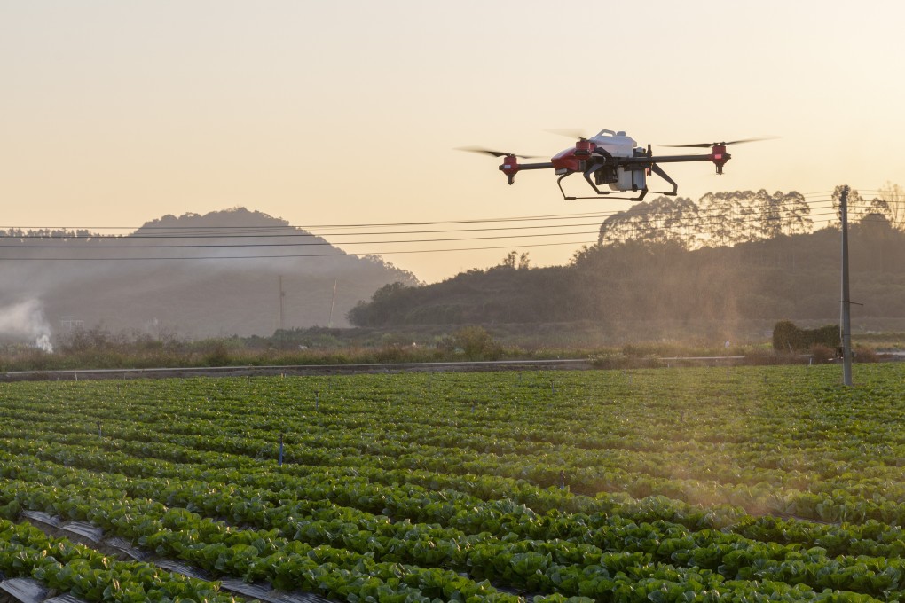 China has increasingly turned to drones to perform tasks such as spraying pesticide and monitoring crops as it seeks to boost production and lessen reliance on imports. Photo: Handout