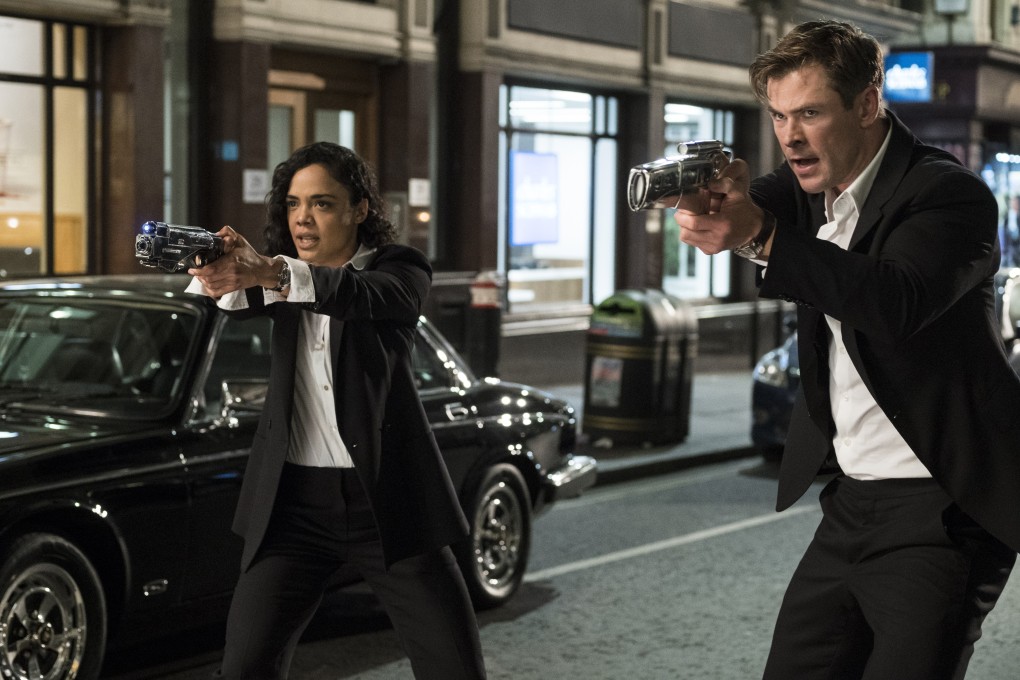Tessa Thompson and Chris Hemsworth in a still from Men in Black: International, one of a number of big Hollywood summer blockbusters coming out over the next few months.