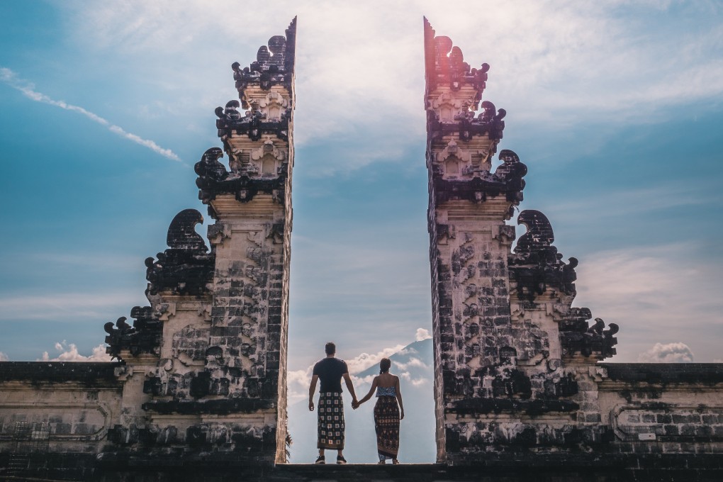 The Gates of Heaven at Lempuyang Temple, one of the main ports of call on Bali’s increasingly popular Instagram tours. Photo: Shutterstock