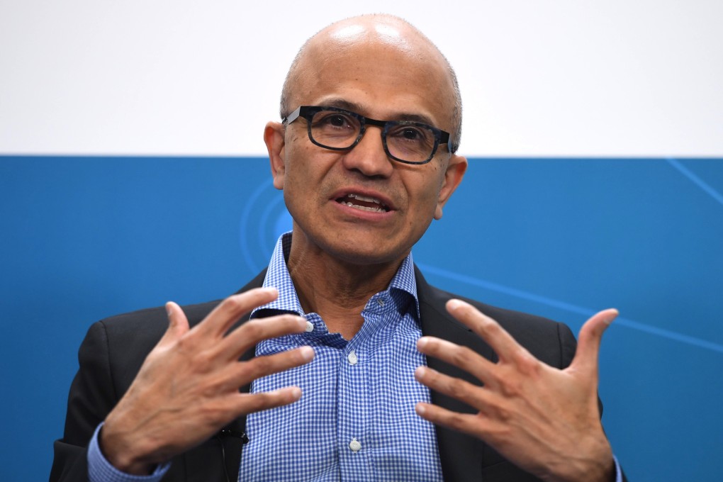 Microsoft CEO Satya Nadella during a fireside chat in Berlin, Germany, 27 February 2019. Photo: EPA-EFE