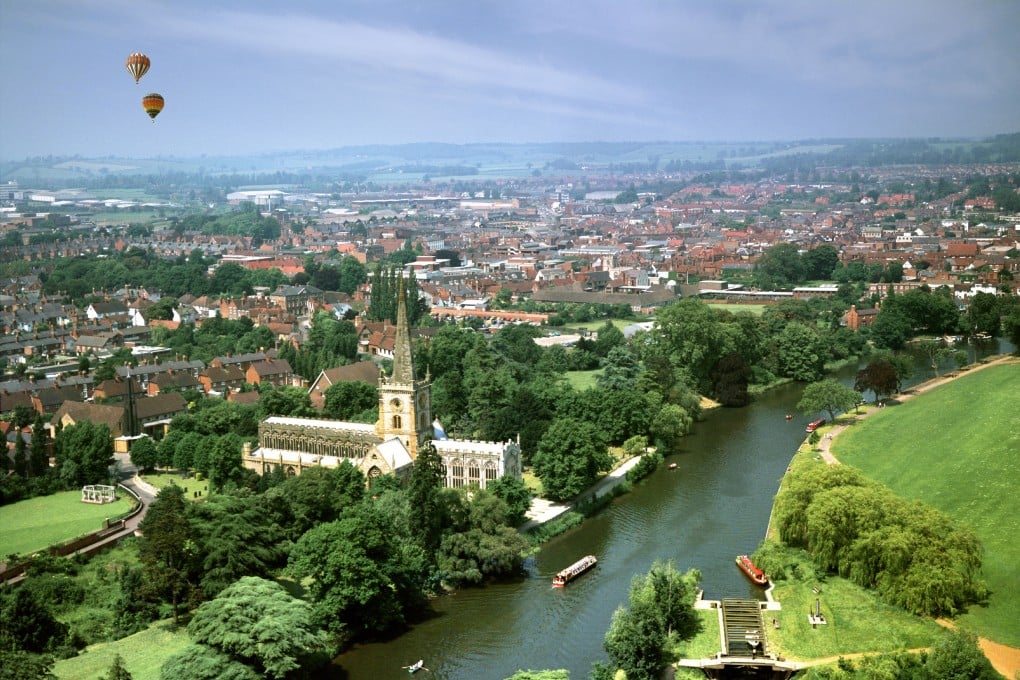 Stratford-upon-Avon, birthplace of William Shakespeare, in Warwickshire, Britain. Photo: Alamy