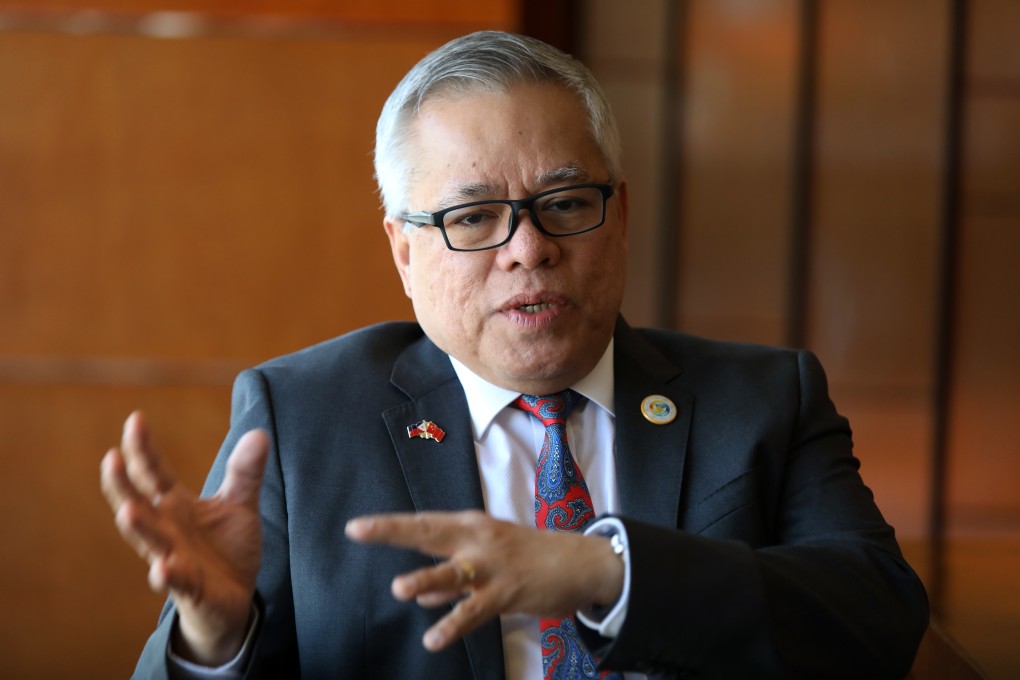 Philippine Trade Secretary Ramon Lopez at the second Belt and Road Forum in Beijing on April 25. Photo: Simon Song
