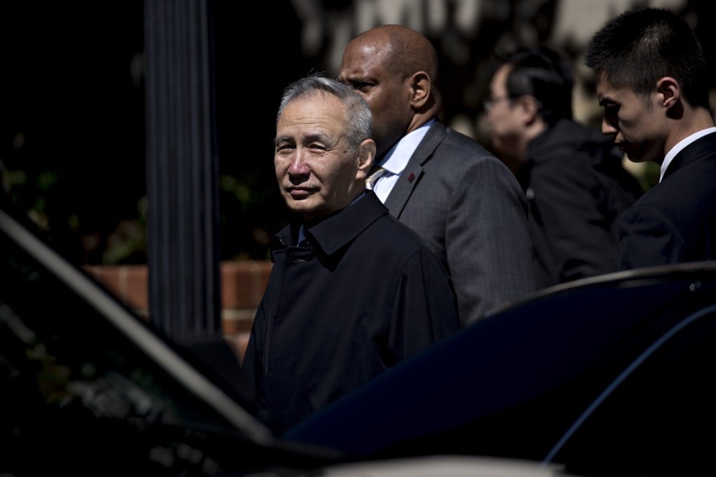 Vice-Premier Liu He is China's lead negotiator in the trade talks with the United States. Photo: Bloomberg