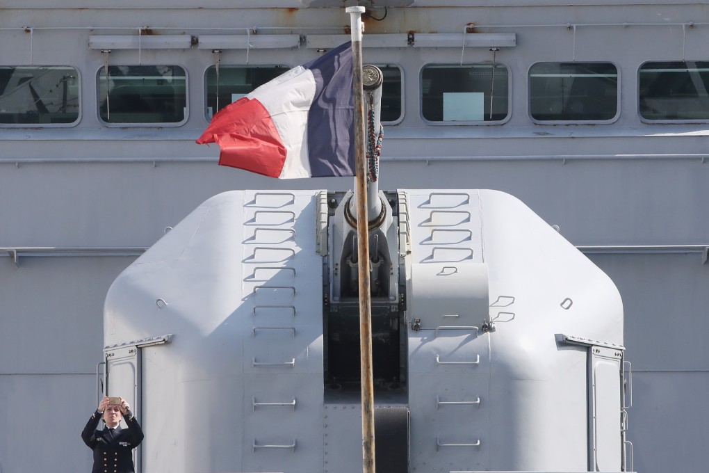 China says the French frigate Vendémiaire illegally entered Chinese waters during a passage through the Taiwan Strait earlier this month. Photo: Edward Wong