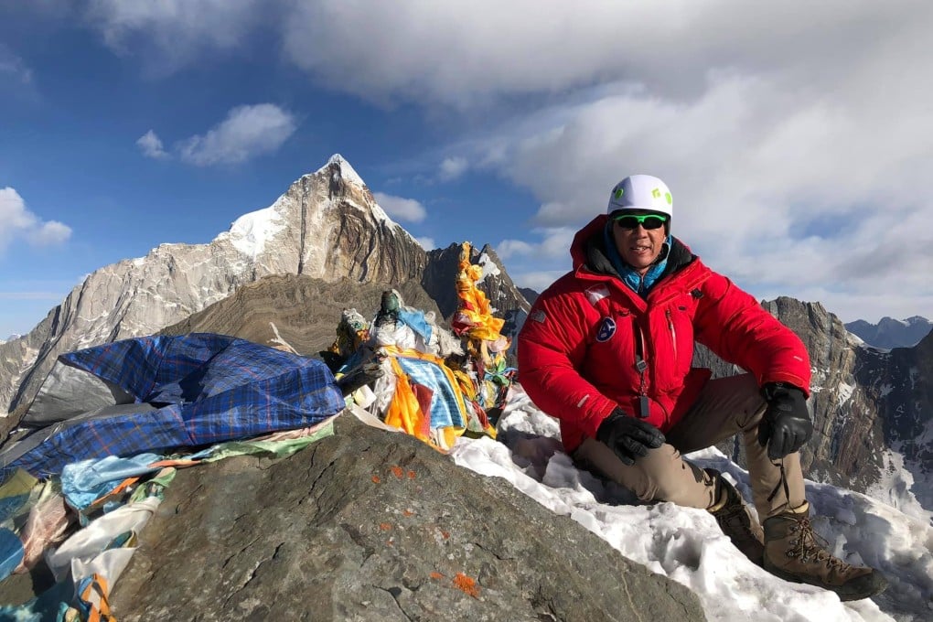 Chin Wui Kin on the second peak of Four Sisters Mountain in January. Photo: Chin Wui Kin via Facebook