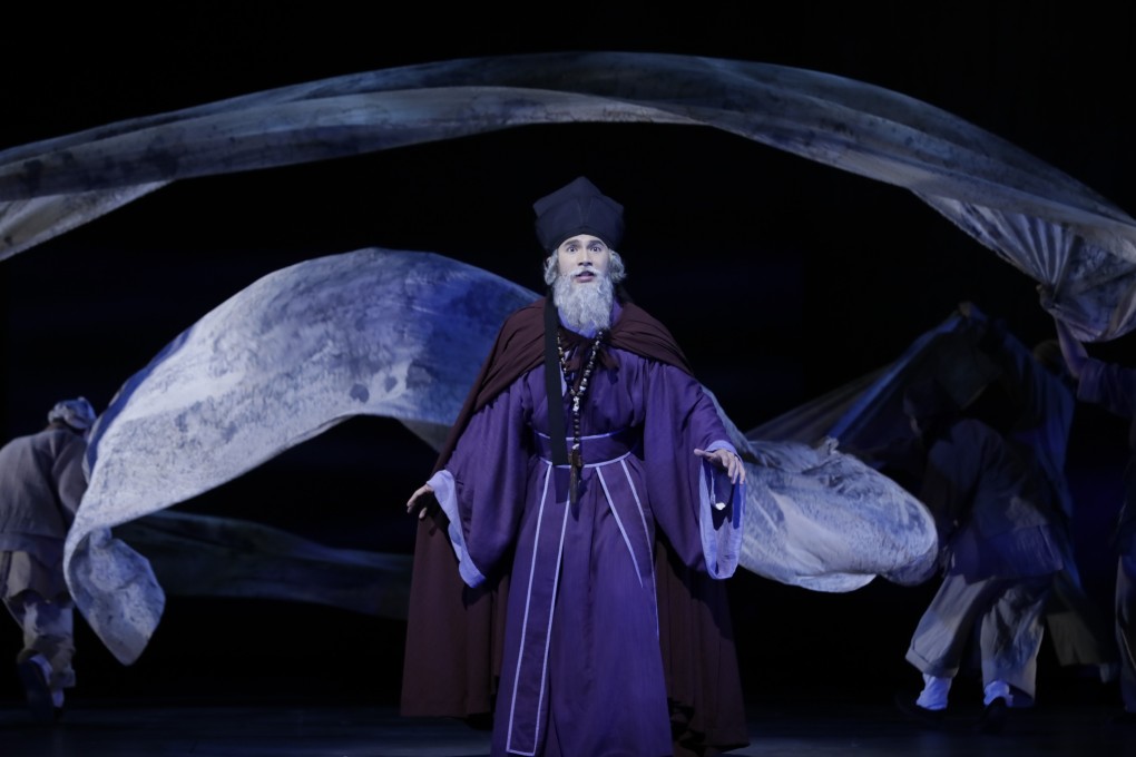 Jonathan Wong performs in Matteo Ricci The Musical, on April 19. Photo: Matteo Ricci The Musical / Cheung Chi-wai