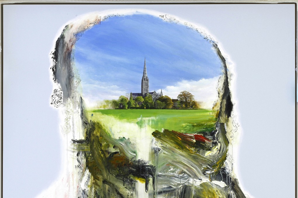 Such Unquestioning Faith, oil and acrylic on canvas by British transgender artist David Kim Whittaker, who will be featured at Opera Gallery in Hong Kong.