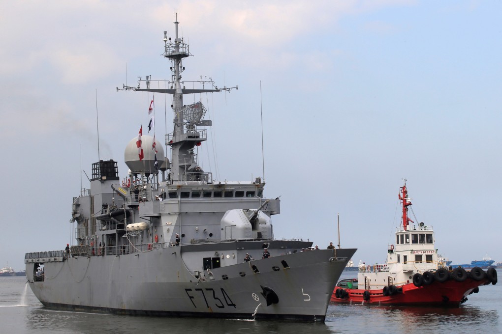 Paris upset Beijing earlier this month by sending its frigate Vendémiaire through the Taiwan Strait. Photo: Reuters