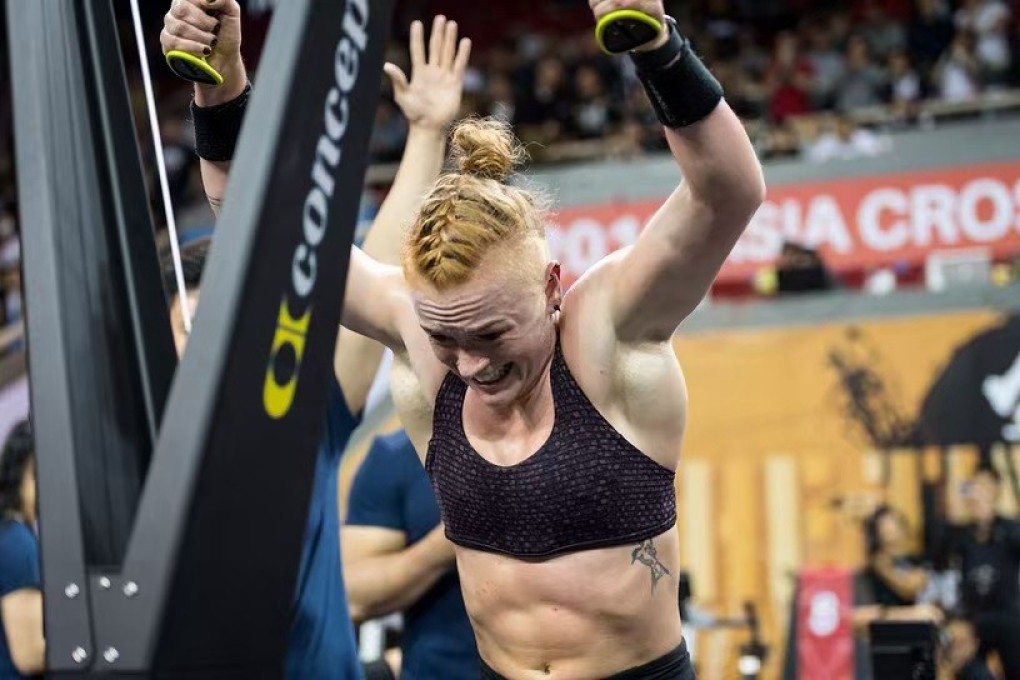 Eik Gylfadottir, of Iceland, was one of the athletes putting heat on Kristin Holte on day two of the Asia CrossFit Championship. Photo: Asia CrossFit Championship