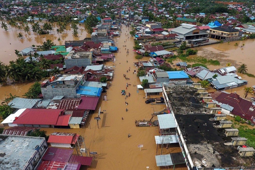 A flooded area in Bangkulu, Sumatra. Photo: EPA