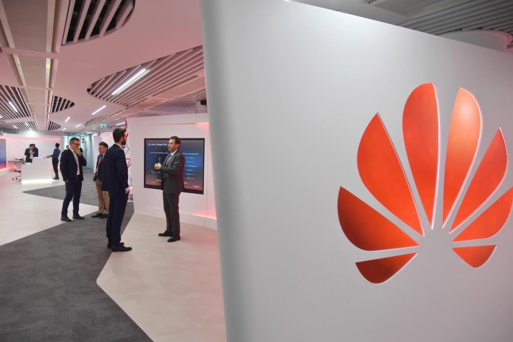A view of Huawei's offices in Milan, northern Italy, 1in March. Photo: EPA-EFE