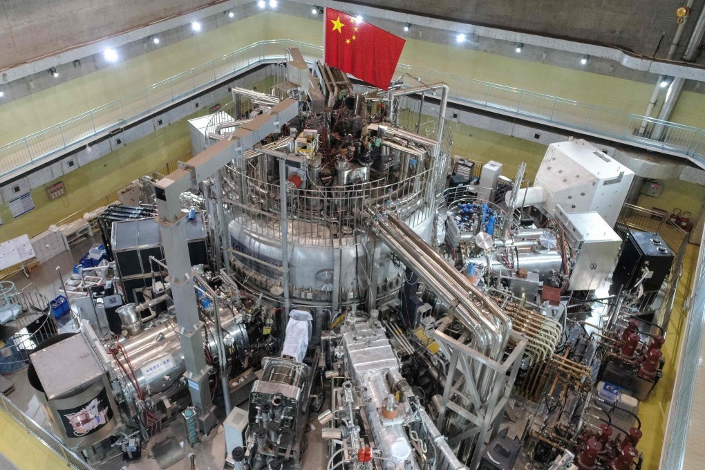 The Experimental Advanced Superconducting Tokamak (EAST) device – or “artificial sun” – in Hefei, Anhui province. Photo: AFP/Chinese Academy of Sciences