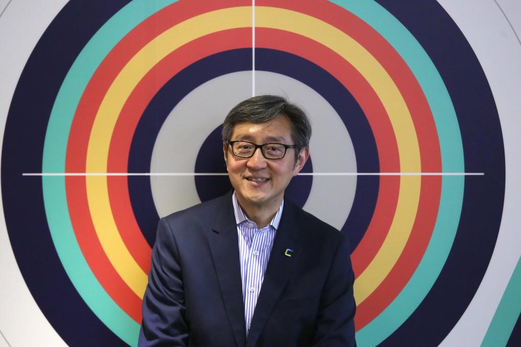 Peter Yan says fintech is one of three main courses on Cyberport’s plate. Photo: Jonathan Wong