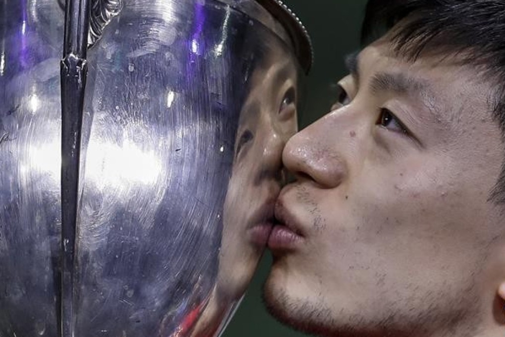 China’s Ma Long took another step towards being considered the finest table tennis player in history at the weekend with another World Championship win. Photo: Xinhua