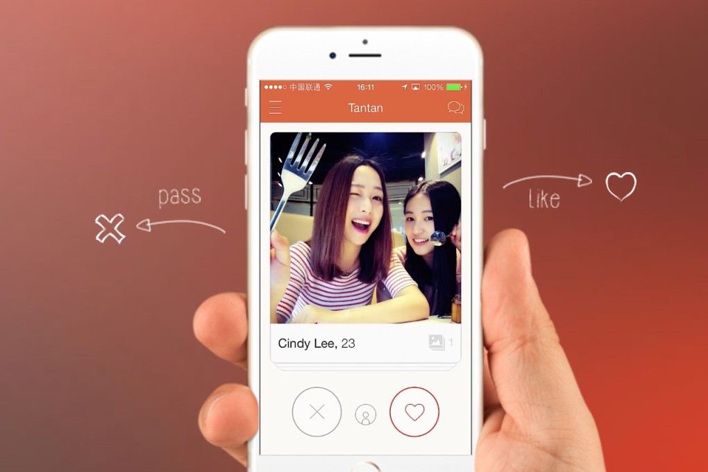 The Tantan dating app. Photo: Weibo