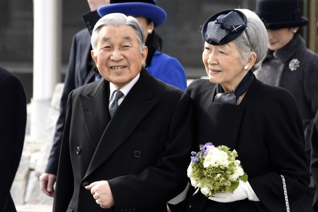 Japan’s Emperor Akihito and Empress Michiko. Photo: EPA