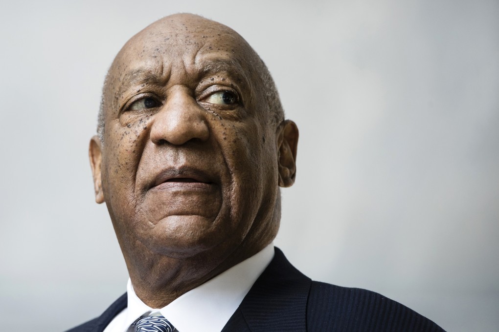 Bill Cosby after a pretrial hearing in his sexual assault case at the Montgomery County Courthouse. Photo: AP