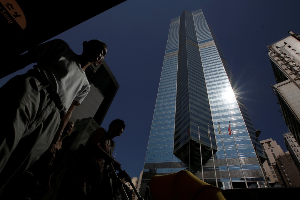 The Center, which Li Ka-shing’s CK Asset Holdings sold to CHMT Peaceful Development Asia Property for a record HK$40.2 billion (US$5.15 billion). Photo: Reuters