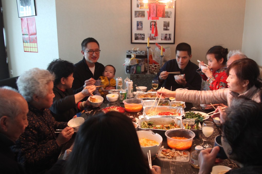 A family meal in Hao Wu’s documentary All in My Family. Photo: Handout