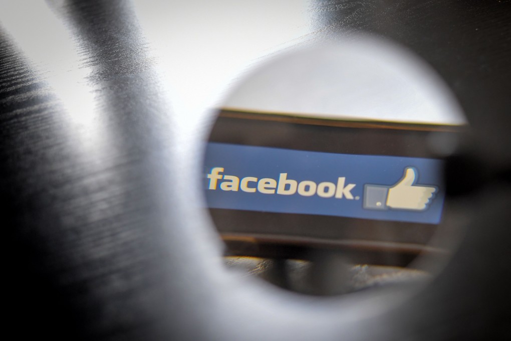 In this file photo taken on January 15, 2019, the logo of social network Facebook is displayed on a smartphone in Nantes, western France. Photo: AFP