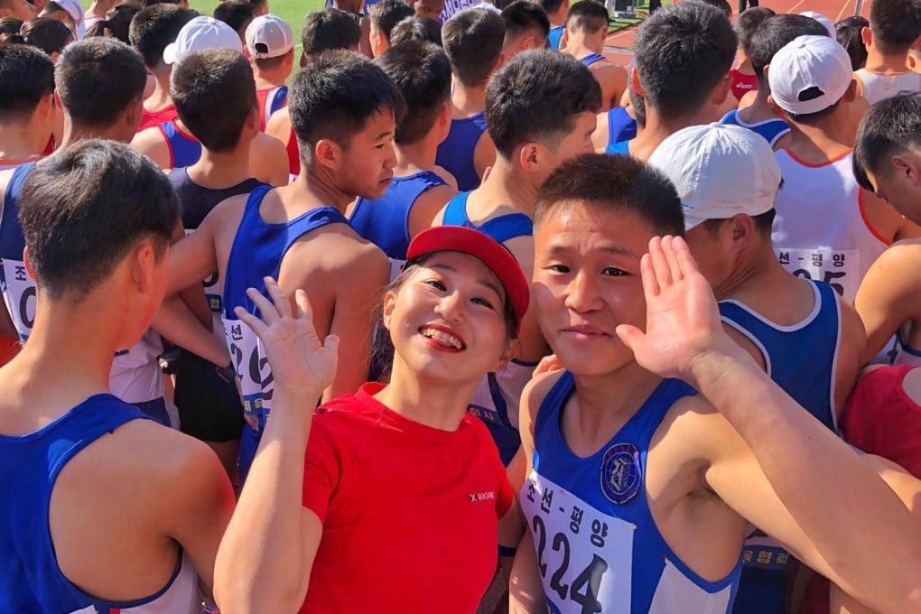 Angela He lines up for the Pyongyang Marathon. Chinese running holidays are booming and company ZX Tour is leading the way by partnering with governments to facilitate travel. Photos: Handouts