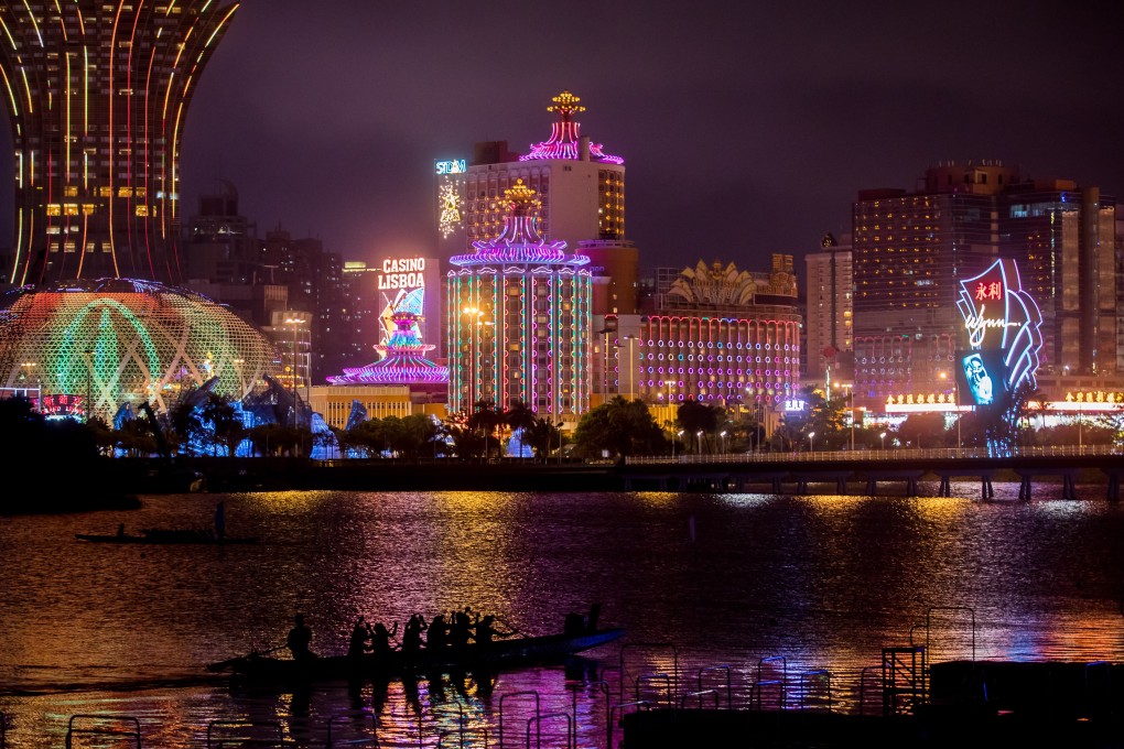 Casino stocks have been rallying, with Wynn Macau, extreme right, the best performer in April with a 22 per cent gain. Photo: Bloomberg