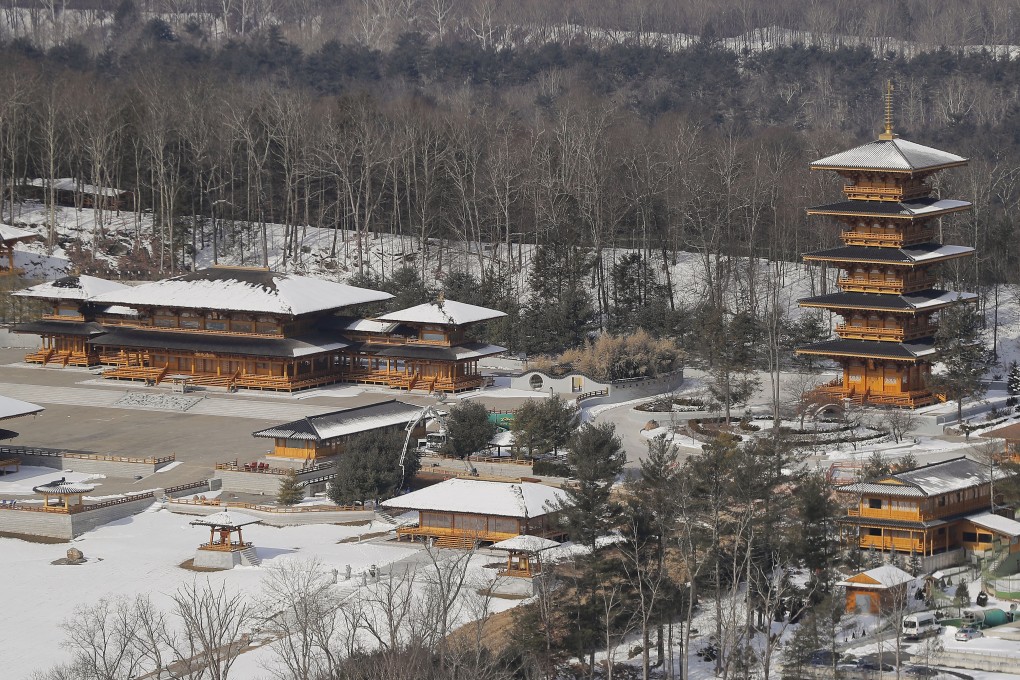The Falun Gong Dragon Springs compound in New York in March. Photo: AP