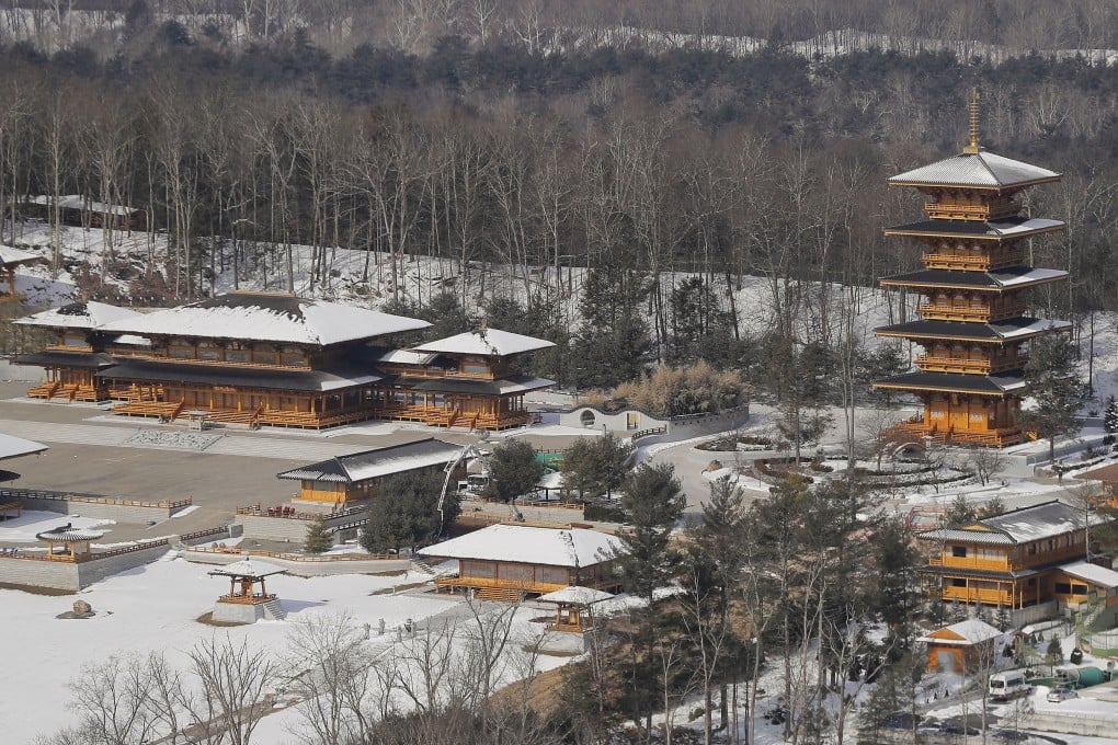 The Falun Gong Dragon Springs compound in New York in March. Photo: AP
