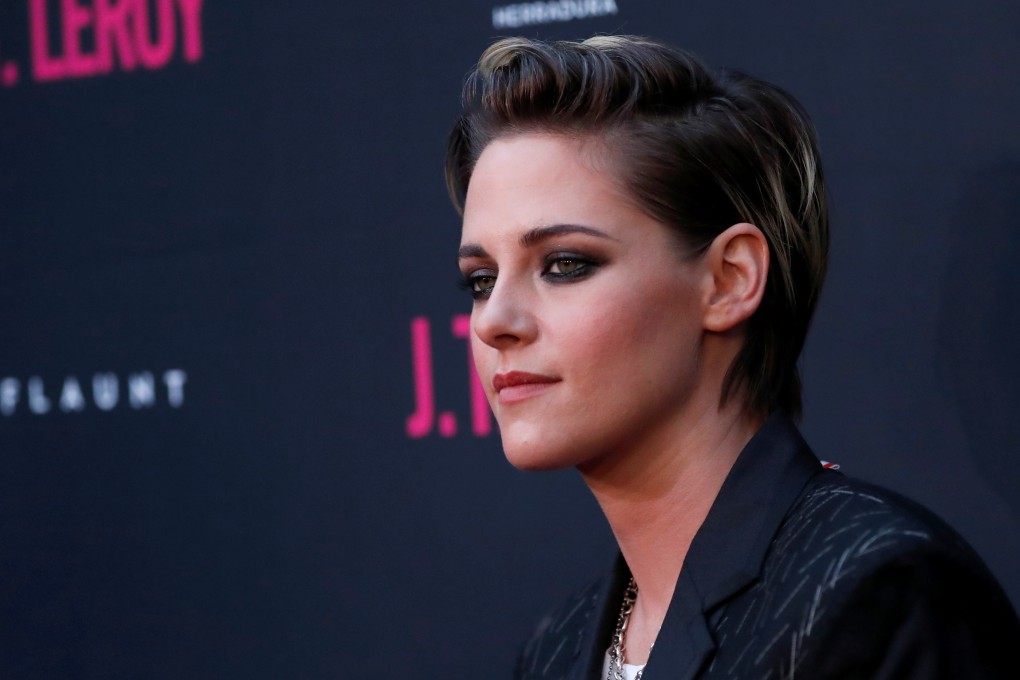 Kristen Stewart posing at a premiere of J.T. LeRoy in Los Angeles on April 24. Photo: Reuters