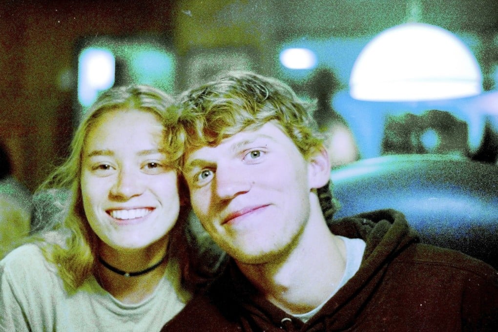 Riley Howell (right) in a September 2017 photo. Photo: Matthew Westmoreland via AP