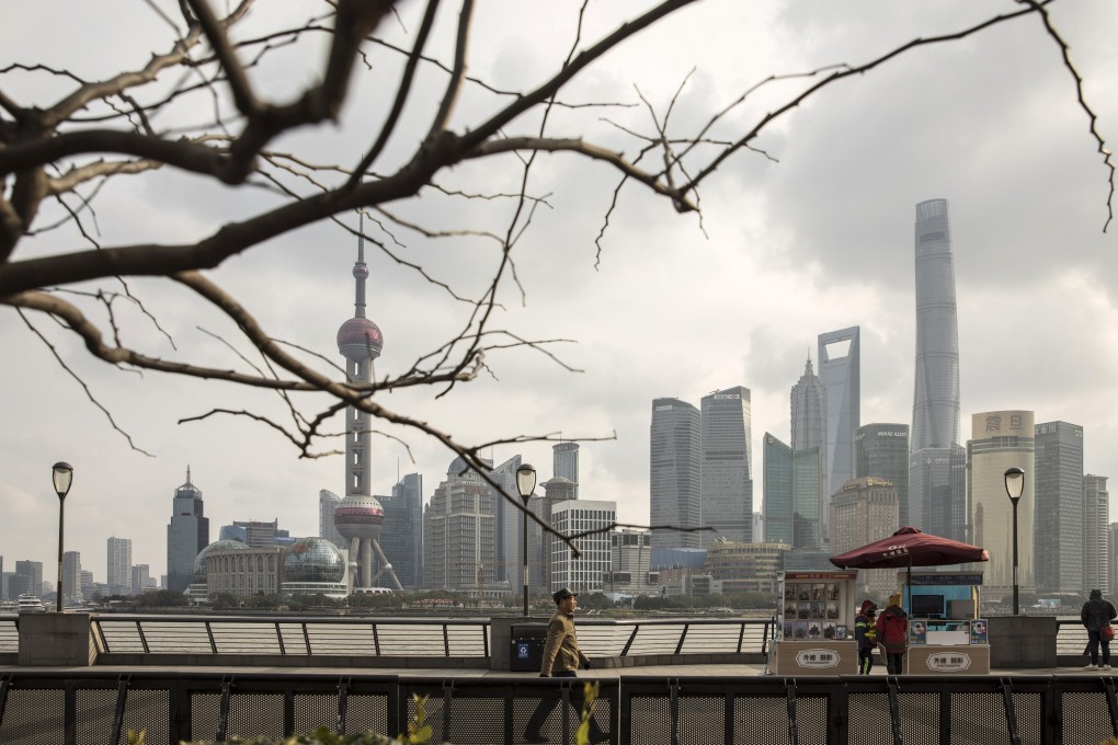 Shanghai’s Pudong Lujiazui Financial District. The combined net profit of companies listed in Shanghai and Shenzhen was down 1.7 per cent year on year in 2018. Photo: Bloomberg