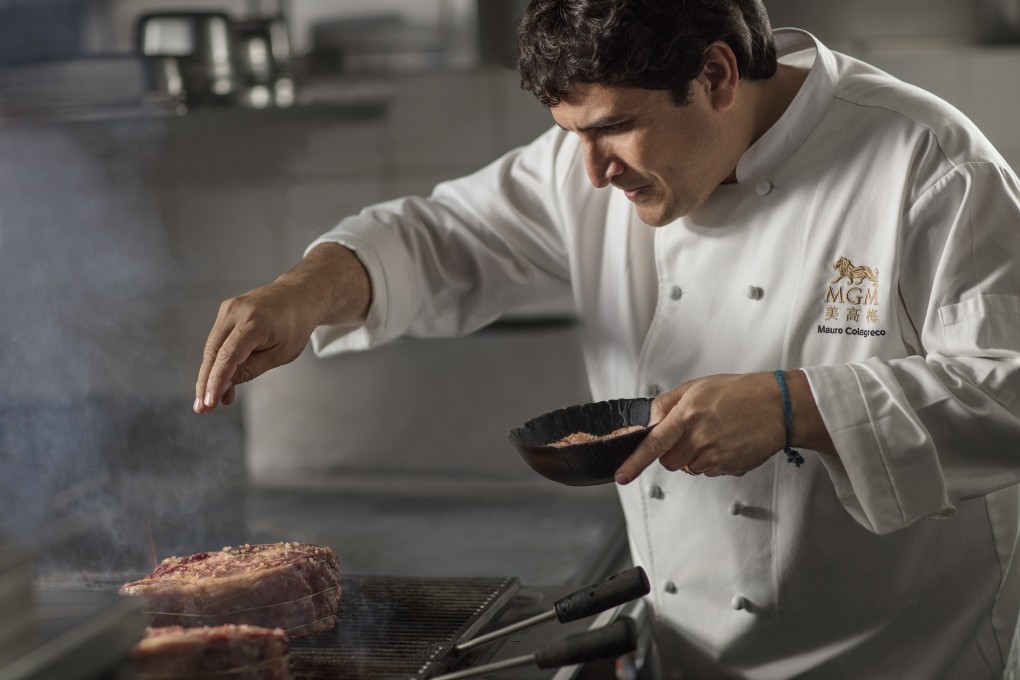 Argentinian chef Mauro Colagreco of the three-Michelin-star Mirazur, in France, and Grill 58, in Macau.