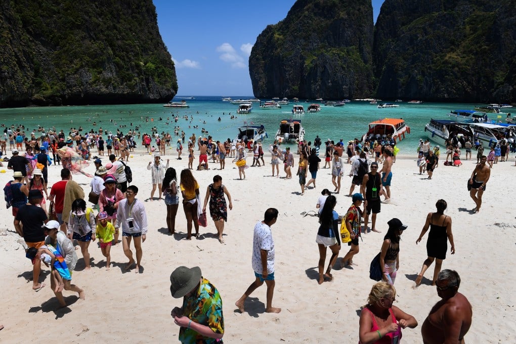 Across the region, Southeast Asia's once-pristine beaches are reeling from decades of unchecked tourism as governments scramble to confront trash-filled waters and environmental degradation without puncturing a key economic driver. Photo: AFP