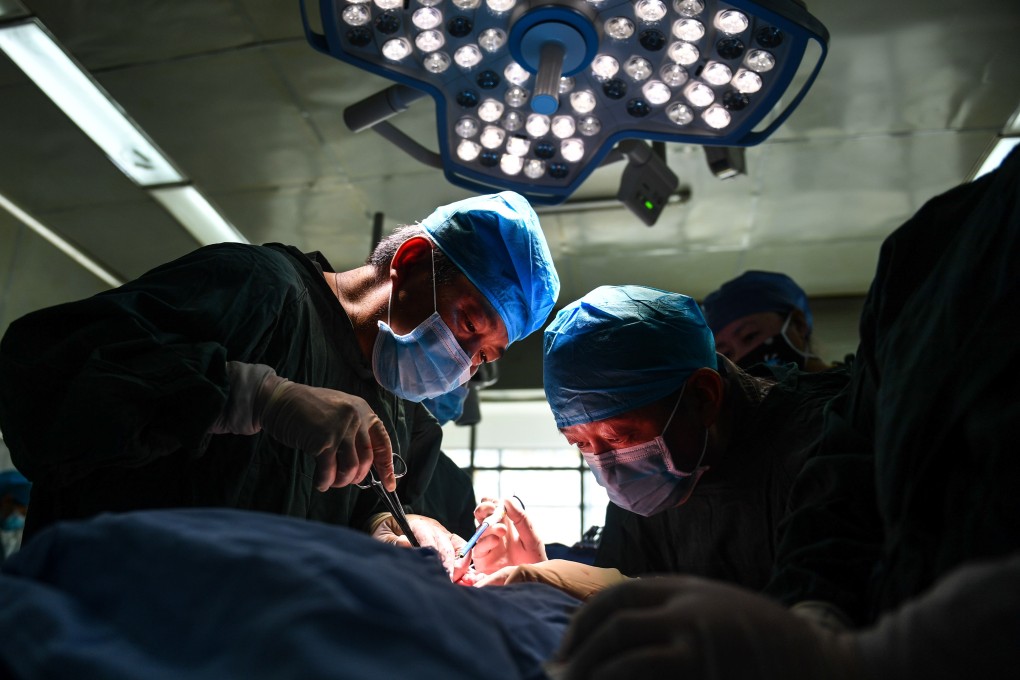 The patient had to have a hysterectomy. Photo: Xinhua