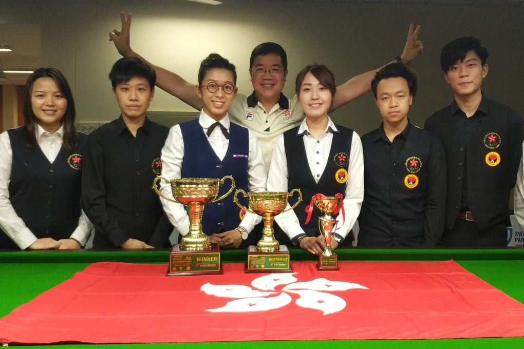 Ng On-yee (third from left) with her Hong Kong teammates in Chandigarh. Photos: HKBSCC