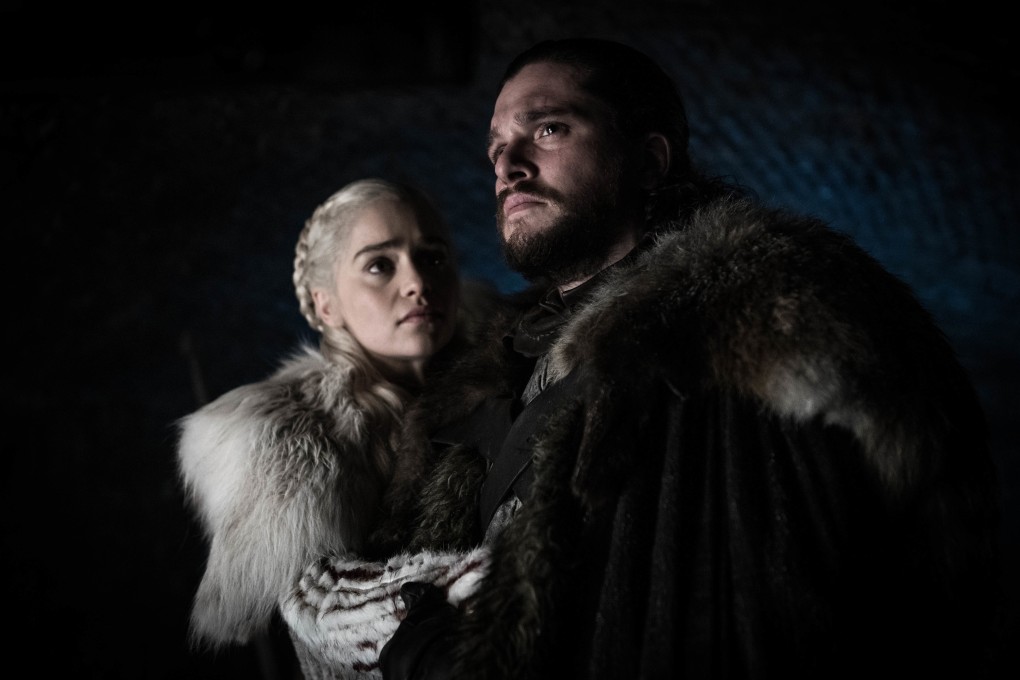 Emilia Clarke, as Daenerys Targaryen, and Kit Harington, as John Snow, in Game of Thrones. Photo: Handout