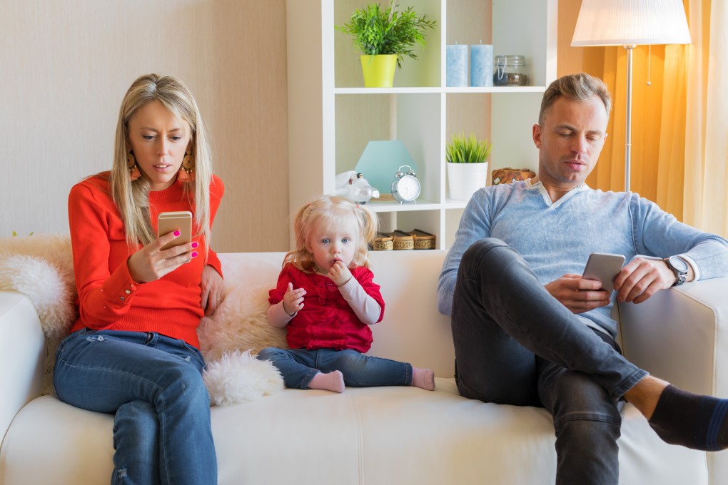 Children are spending more time alone than interacting with their parents in the digital age.