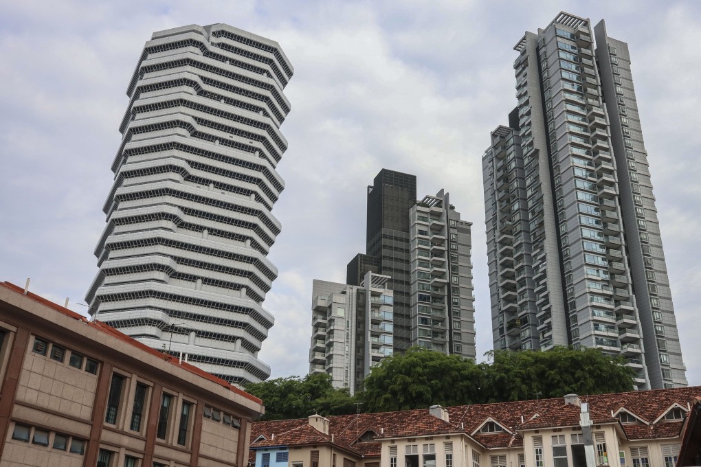 The 1990s modernist architecture of The Concourse, as designed by the late American architect Paul Rudolph. The commercial and residential building is a landmark along Singapore’s Beach Road. Photo: Roy Issa