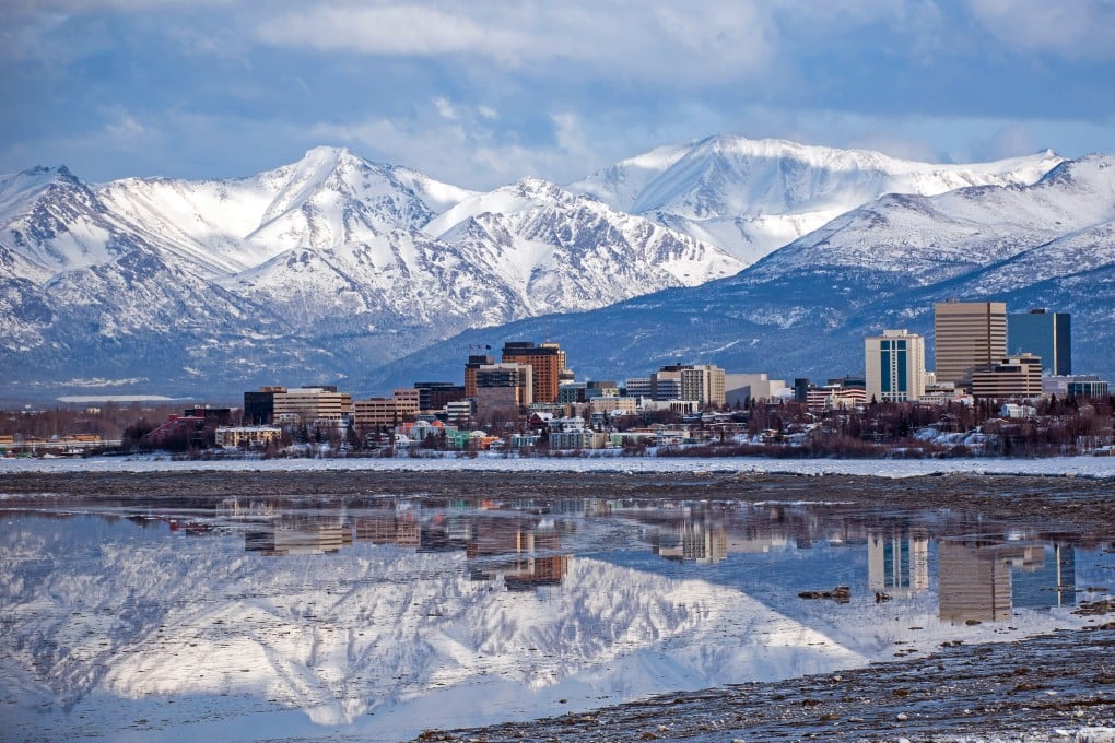 The skyline of Anchorage, Alaska’s biggest city. Photo: Shutterstock