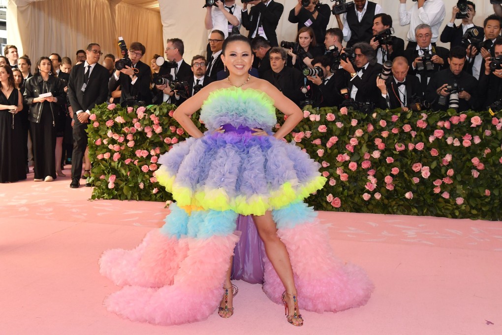 Nichapat Suphap arrives for the 2019 Met Gala in New York. Photo: AFP