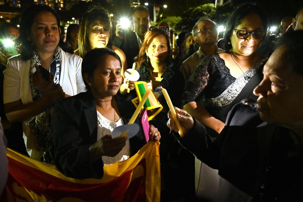 A candlelight vigil for the victims of the Easter Sunday bombings in Sri Lanka. Photo: AFP