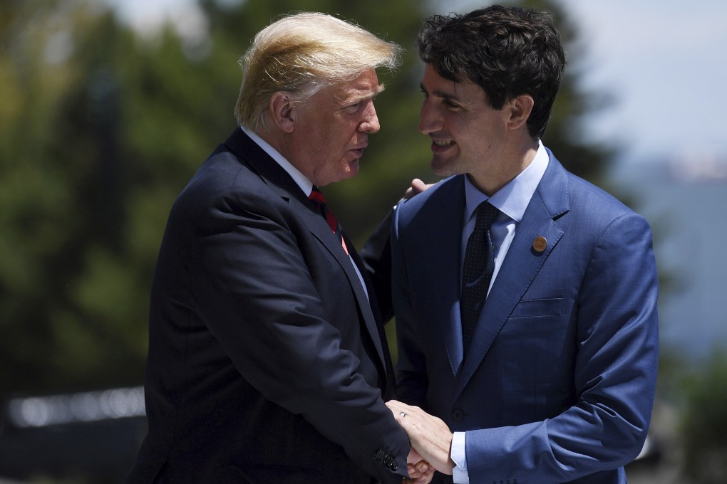 The US presidency of Donald Trump (left) has become an immediate problem for Prime Minister Justin Trudeau (right), so much so that the latter’s political career has been directly imperilled. Photo: EPA-EFE