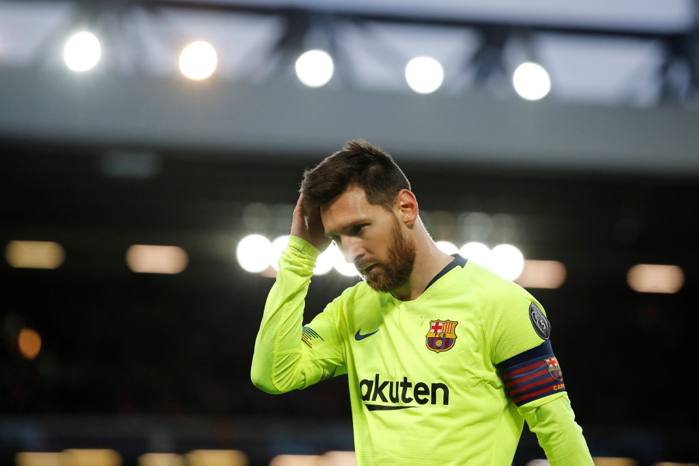 Lionel Messi had a night to forget at Anfield. Photo: Reuters