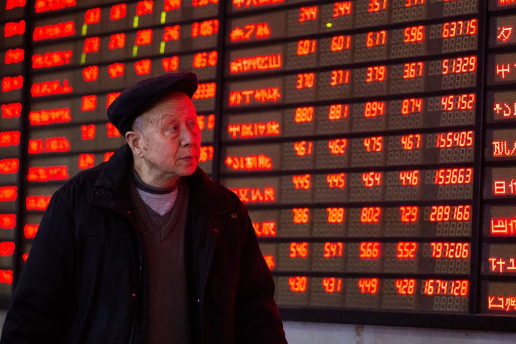 From its highs in April through its close on May 8, almost US$1 trillion in market capitalisation on mainland equities has been erased, according to calculations by Bloomberg. Photo: Xinhua