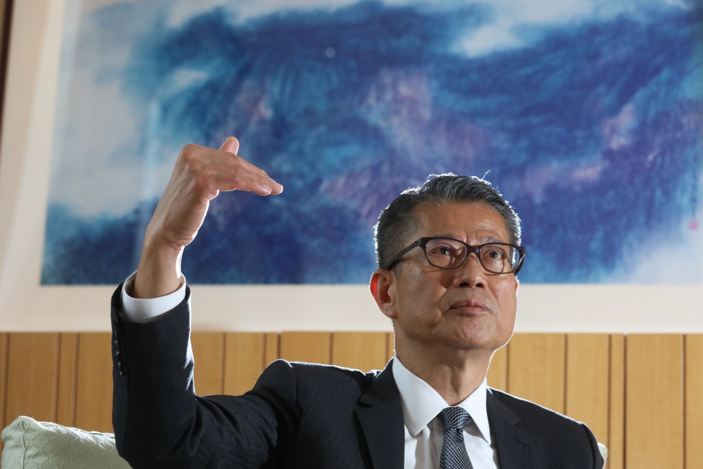 Hong Kong Financial Secretary Paul Chan is confident of the city’s status in the battle for the skies under China’s Greater Bay Area. Photo: Dickson Lee