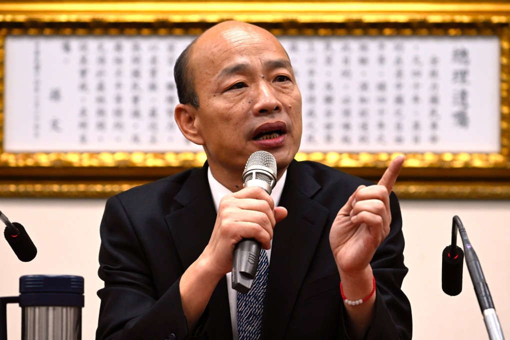 Han Kuo-yu says he will respect whatever the KMT “requires me to do”. Photo: AFP