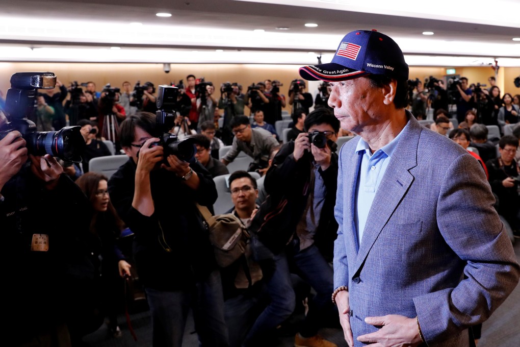 Taiwanese presidential hopeful Terry Gou. Photo: Reuters