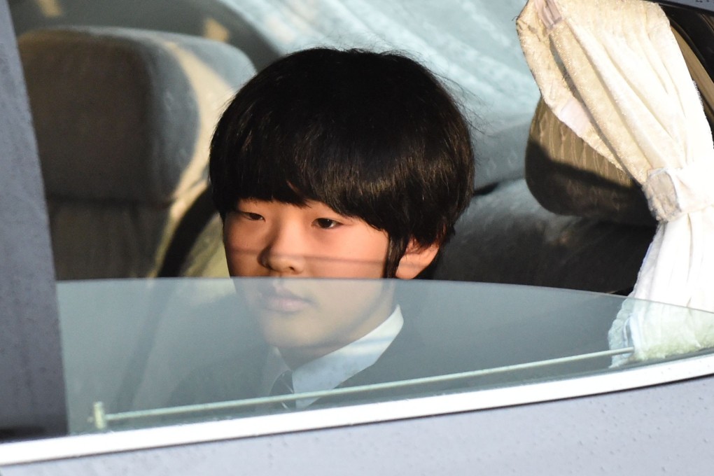 Prince Hisahito, nephew of Naruhito, Japan’s new emperor. Photo: AFP